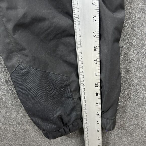 Vintage Alpine Design Gore-Text Ski Pants Men's Medium Black Fleece Lined Snow - Picture 8 of 15